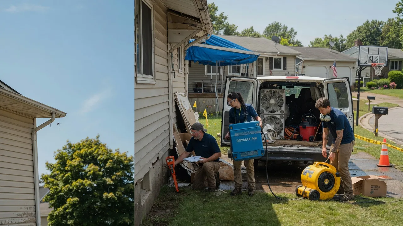 Ceiling Leak Cleanup in Hillsboro, MO near me