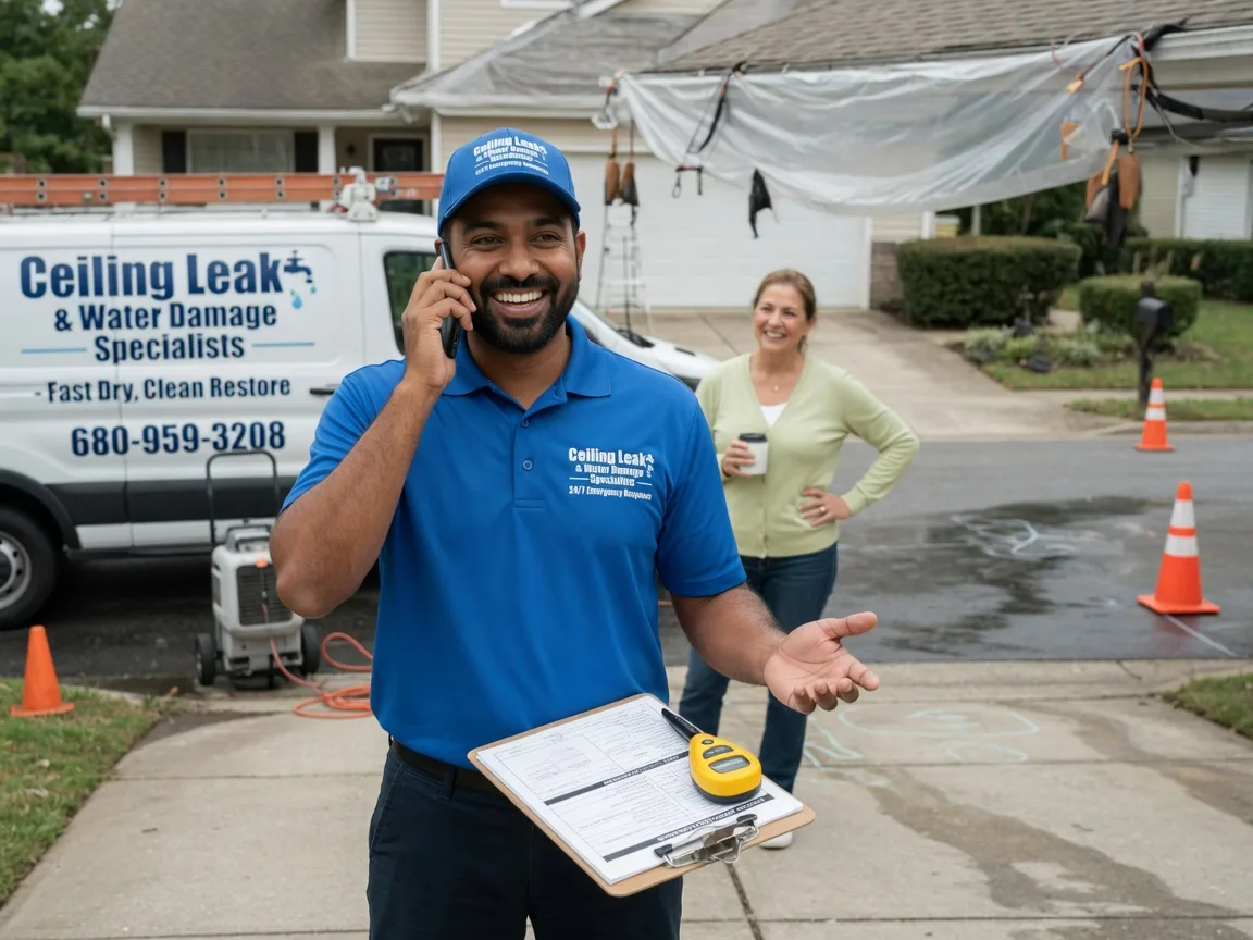 Ceiling Leak Cleanup Hillsboro, MO FAQs